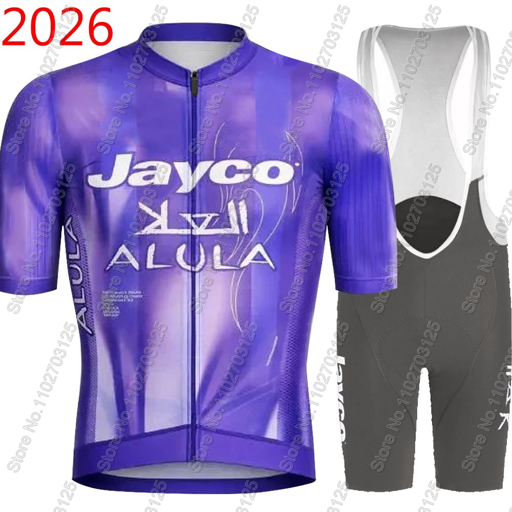 Cycling Bib Shorts - Jayco Alula Radsport-Trikot 2026 Team-Set Sommer