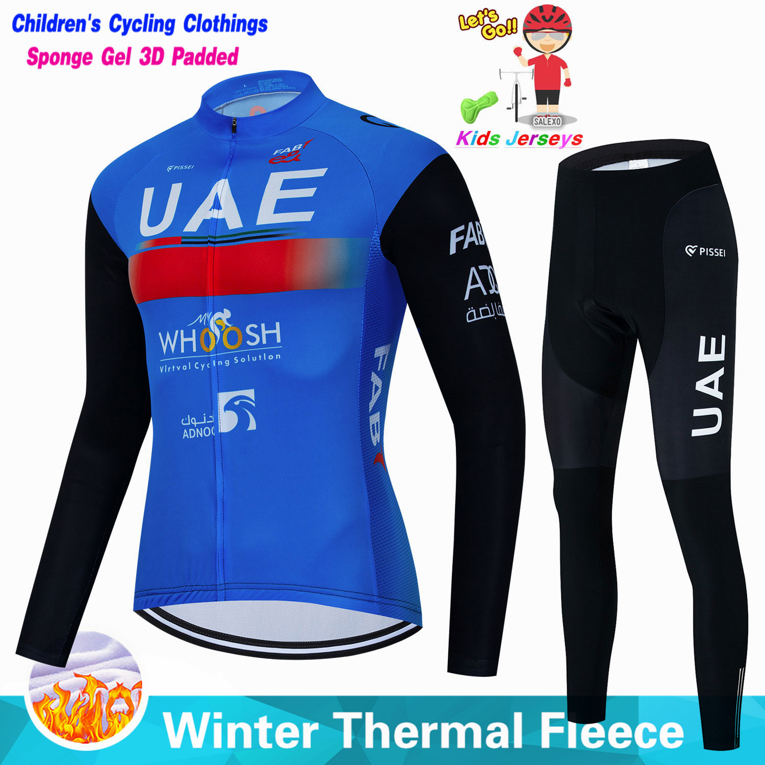 Uae Kinder Winter Fleece Radfa – Cycling Gear Jersey Bewertung und Preis