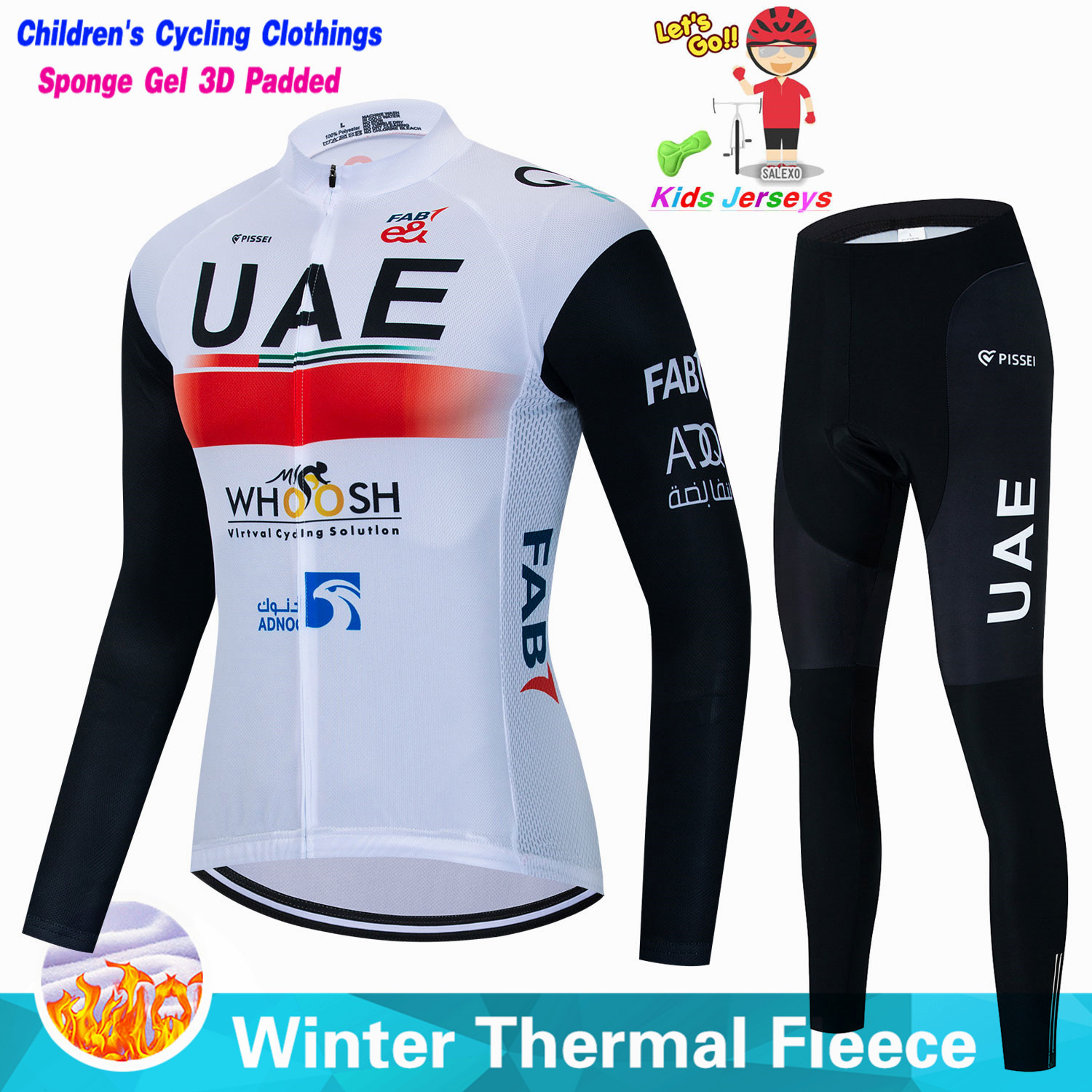 Uae Kinder Winter Fleece Radfa – Cycling Gear Jersey Bewertung und Preis