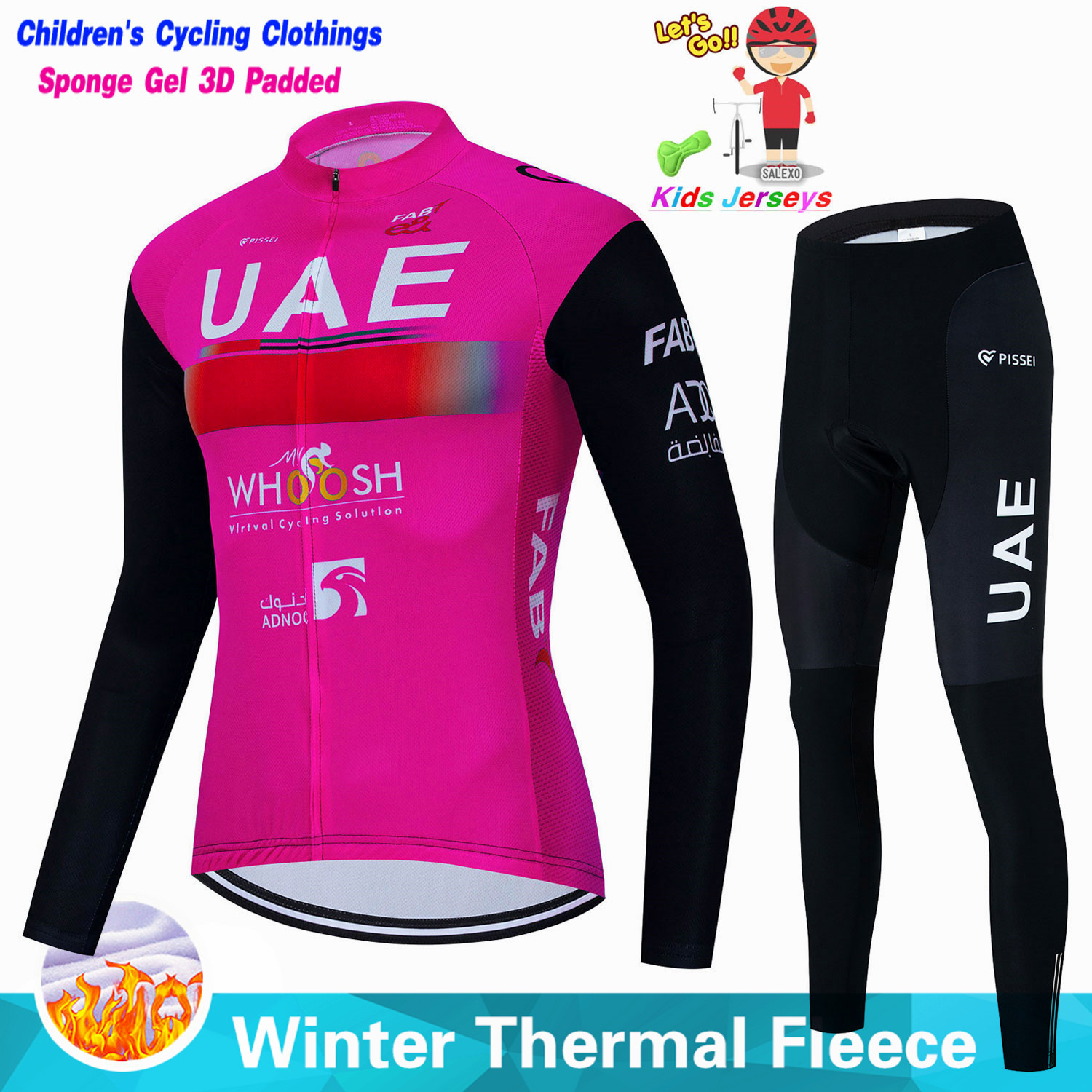Uae Kinder Winter Fleece Radfa – Cycling Gear Jersey Bewertung und Preis