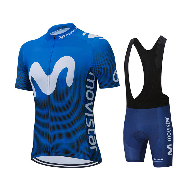 Neue Sommer Movistar Team Radf – Cycling Bib Shorts Bewertung und Preis