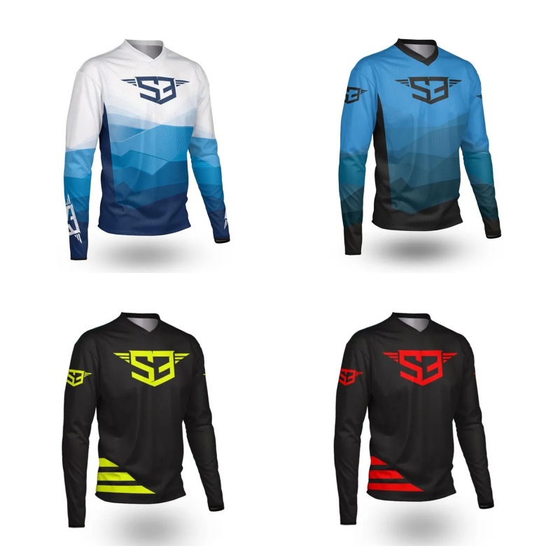 S3 Langarm-Motocross-Trikot fü – Cycling Gear Brands Bewertung und Preis